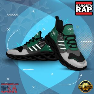 Custom Name NFL New York Jets Clunky Sport Max Soul Shoes