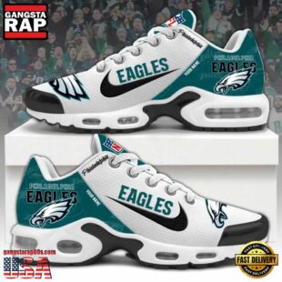 Custom Name NFL Philadelphia Eagles Air Max Plus Shoes