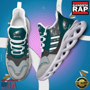 Custom Name NFL Philadelphia Eagles Clunky Sport Max Soul Shoes