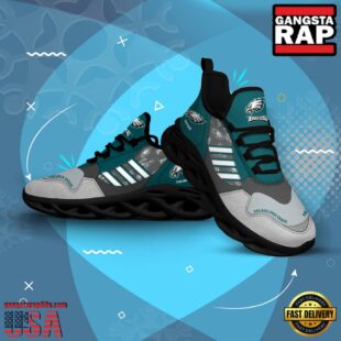 Custom Name NFL Philadelphia Eagles Clunky Sport Max Soul Shoes