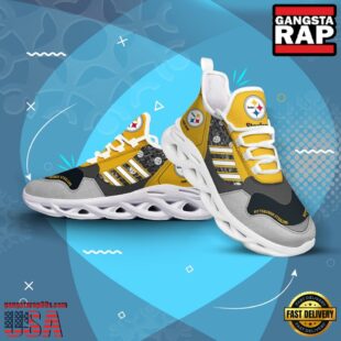 Custom Name NFL Pittsburgh Steelers Clunky Sport Max Soul Shoes