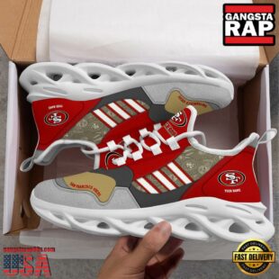 Custom Name NFL San Francisco 49ers Clunky Sport Max Soul Shoes