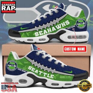 Custom Name NFL Seattle Seahawks Air Max Plus Shoes