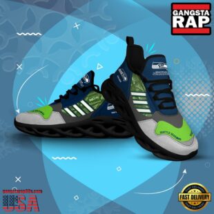 Custom Name NFL Seattle Seahawks Clunky Sport Max Soul Shoes