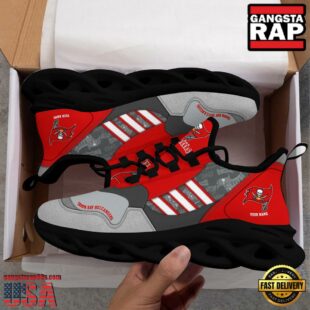 Custom Name NFL Tampa Bay Buccaneers Clunky Sport Max Soul Shoes