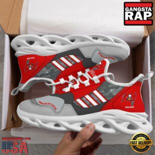 Custom Name NFL Tampa Bay Buccaneers Clunky Sport Max Soul Shoes