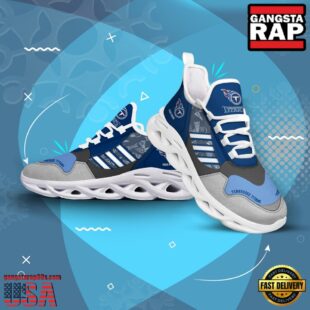 Custom Name NFL Tennessee Titans Clunky Sport Max Soul Shoes