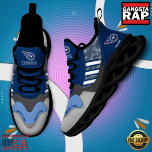 Custom Name NFL Tennessee Titans Clunky Sport Max Soul Shoes