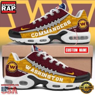 Custom Name NFL Washington Commanders Air Max Plus Shoes