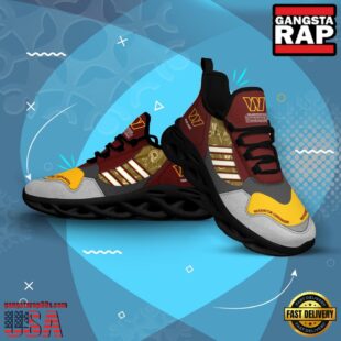 Custom Name NFL Washington Commanders Clunky Sport Max Soul Shoes