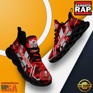 Custom Name Tampa Bay Buccaneers NFL Sport Team Clunky Max Soul Shoes