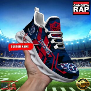 Custom Name Tennessee Titans NFL Sport Team Clunky Max Soul Shoes