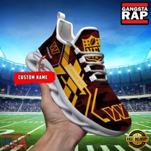 Custom Name Washington Commanders NFL Sport Team Clunky Max Soul Shoes