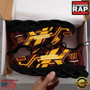 Custom Name Washington Commanders NFL Sport Team Clunky Max Soul Shoes