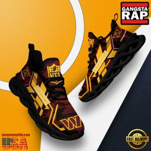 Custom Name Washington Commanders NFL Sport Team Clunky Max Soul Shoes