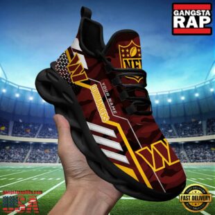 Custom Name Washington Commanders NFL Sport Team Clunky Max Soul Shoes