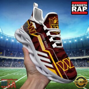 Custom Name Washington Commanders NFL Sport Team Clunky Max Soul Shoes