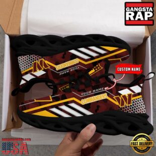 Custom Name Washington Commanders NFL Sport Team Clunky Max Soul Shoes