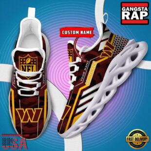 Custom Name Washington Commanders NFL Sport Team Clunky Max Soul Shoes