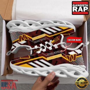 Custom Name Washington Commanders NFL Sport Team Clunky Max Soul Shoes