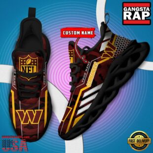 Custom Name Washington Commanders NFL Sport Team Clunky Max Soul Shoes