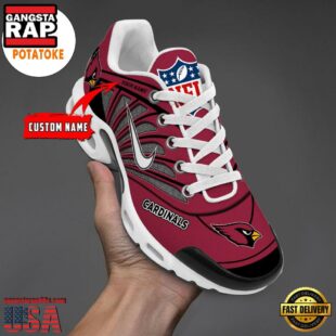 Customize Your Name with Arizona Cardinals v1 Air Max Plus Shoes