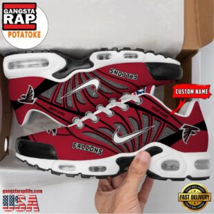 Customize Your Name with Atlanta Falcons V1 Air Max Plus Shoes