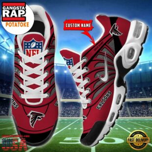 Customize Your Name with Atlanta Falcons V1 Air Max Plus Shoes