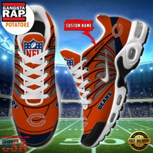 Customize Your Name with Chicago Bears V1 Air Max Plus Shoes