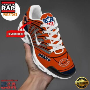 Customize Your Name with Chicago Bears V1 Air Max Plus Shoes