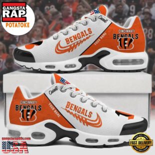 Customize Your Name with Cincinnati Bengals Air Max Plus Shoes