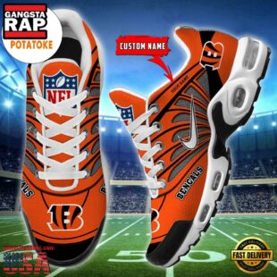 Customize Your Name With Cincinnati Bengals Air Max Plus Sneakers