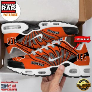 Customize Your Name With Cincinnati Bengals Air Max Plus Sneakers