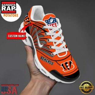 Customize Your Name With Cincinnati Bengals Air Max Plus Sneakers