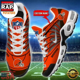 Customize Your Name with Cleveland Browns V1 Air Max Plus Shoes