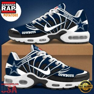 Customize Your Name with Dallas Cowboys V1 Air Max Plus Shoes