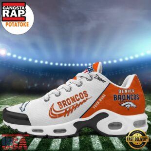 Customize Your Name with Denver Broncos v2 Air Max Plus Shoes