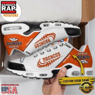 Customize Your Name with Denver Broncos v2 Air Max Plus Shoes