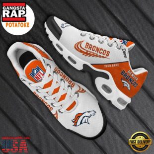 Customize Your Name with Denver Broncos v2 Air Max Plus Shoes