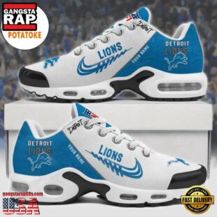 Customize Your Name with Detroit Lions Air Max Plus Shoes