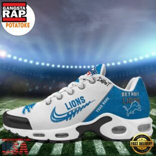 Customize Your Name with Detroit Lions Air Max Plus Shoes