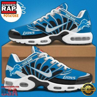 Customize Your Name with Detroit Lions V1 Air Max Plus Shoes