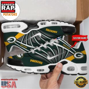 Customize Your Name With Green Bay Packers Air Max Plus Sneakers