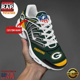 Customize Your Name With Green Bay Packers Air Max Plus Sneakers