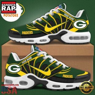 Customize Your Name with Green Bay Packers V1 Air Max Plus Shoes