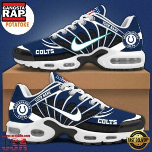 Customize Your Name With Indianapolis Colts Air Max Plus Sneakers