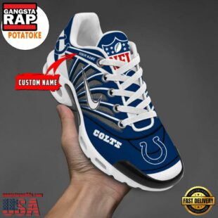 Customize Your Name with Indianapolis Colts v1 Air Max Plus Shoes