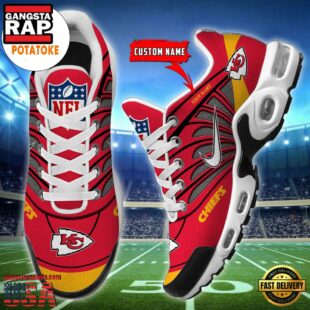 Customize Your Name With Kansas City Chiefs Air Max Plus Sneakers