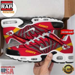 Customize Your Name With Kansas City Chiefs Air Max Plus Sneakers