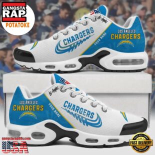 Customize Your Name with Los Angeles Chargers Air Max Plus Shoes